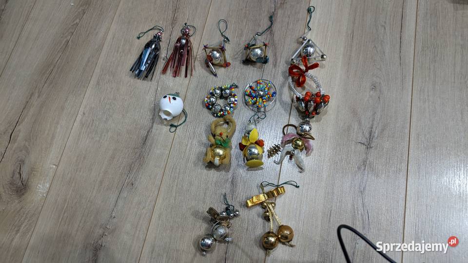 Bombki choinkowe PRL Vintage różne łódzkie sprzedam