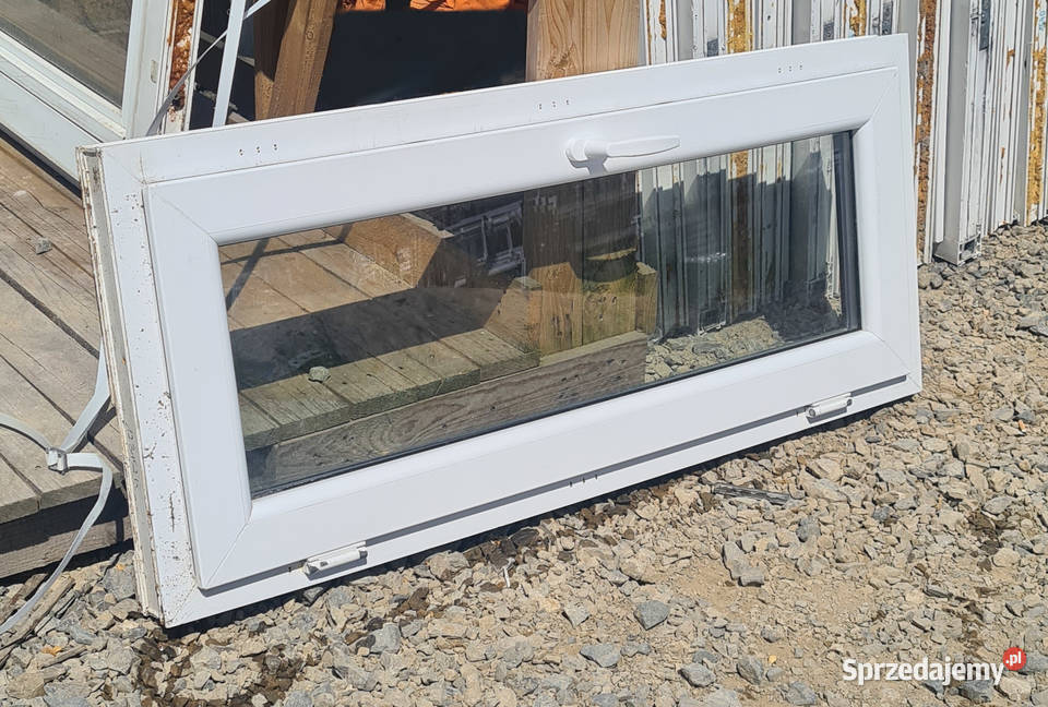 OKNA KacprzaK OKNO PCV 123X53Używane Plastikowe