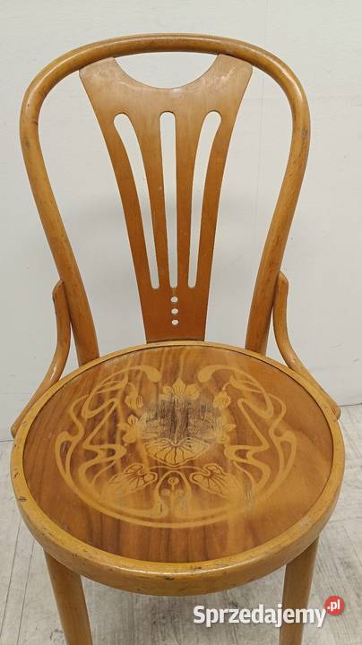 krzesło gięte model Thonet drewno buk gięty