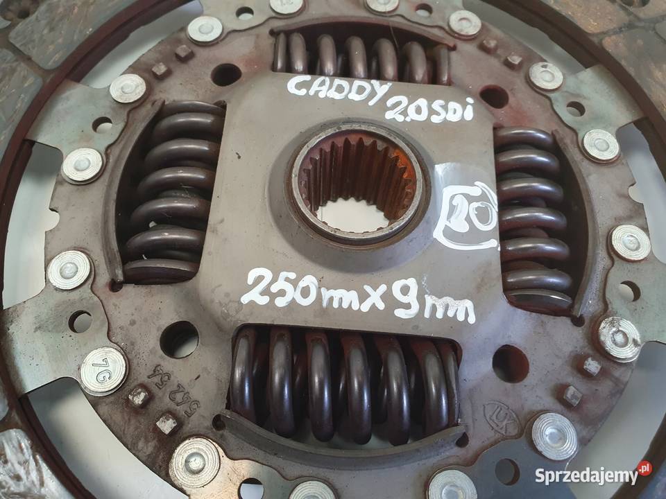 VW Caddy III 20 SDI SPRZĘGŁO tarcza docisk 9mm Chełm