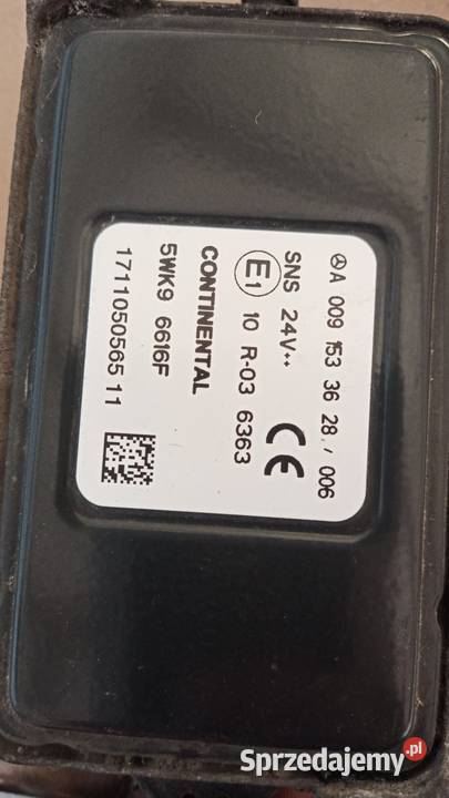 A0091533628 czujnik NOX MercedesBenz Atego Rzędowice