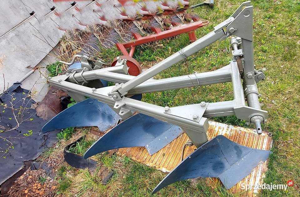 Pług grudziądz 3 skiby zagonowy nieuszkodzony Wręczyca Wielka