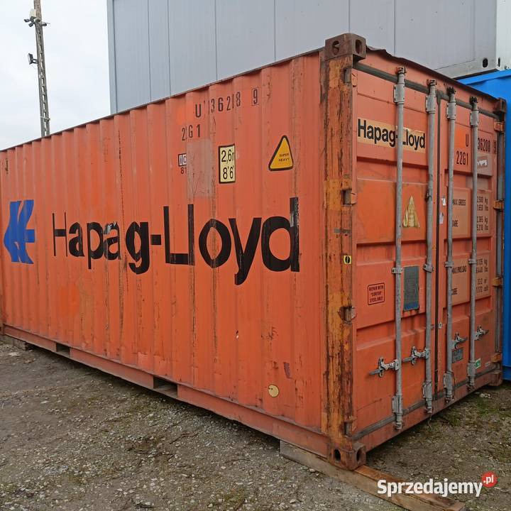 Kontener morski magazynowy 20DV 6 M transport Radom