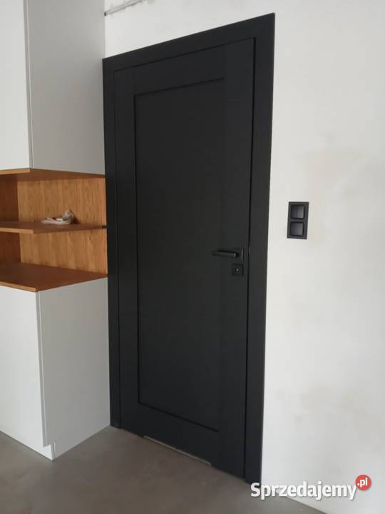 Drzwi bezprzylgowe CZARNE Dom i Ogród świętokrzyskie Ostrowiec Świętokrzyski