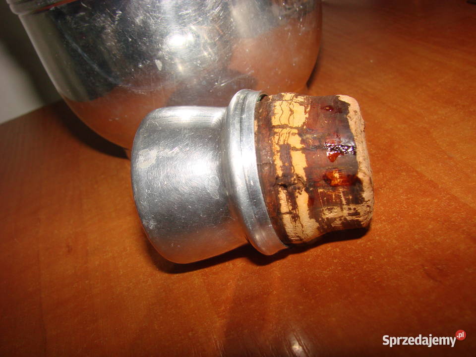 niemiecki aluminiowy dzbanek termiczny PRL Pruszcz Gdański