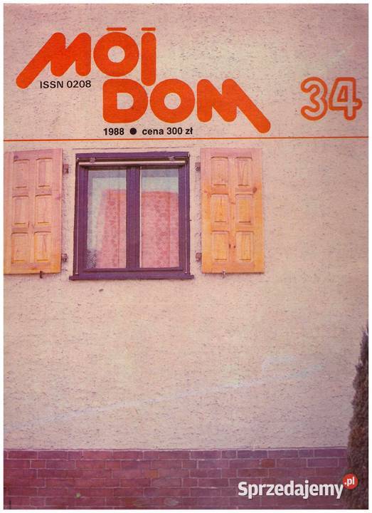 Stara Gazeta czasopismo mój dom prl 1988 34 mazowieckie Warszawa