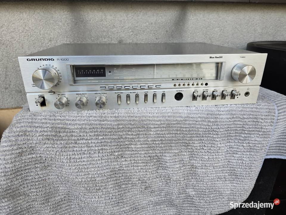 super ampli stereo grundig r1000 mega bas sprzedam