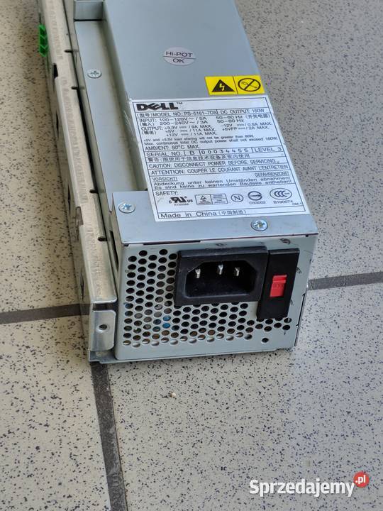 Zasilacz Dell 51617DS 160W Optiplex GX 280 160W Opole