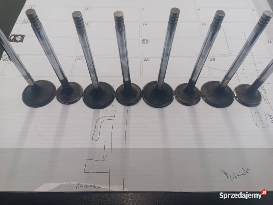 Zawory silnika peugeot j5 1989r 25D Głowice cylindrów Słupsk
