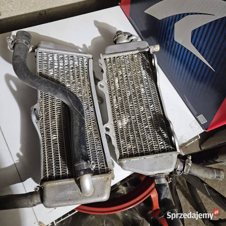 Chłodnice chłodnica prawa lewa YZ 125 06 alu śląskie Rybnik
