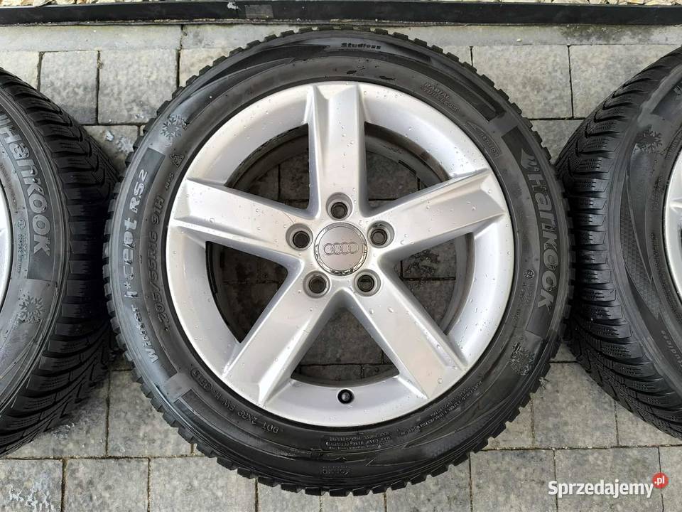 Alufelgi 16 5x112 opony zimowe 22555R16 Audi VW Brzozów
