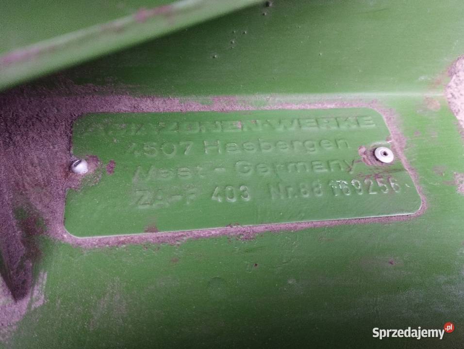 Amazone f 403 łódzkie Sieradz