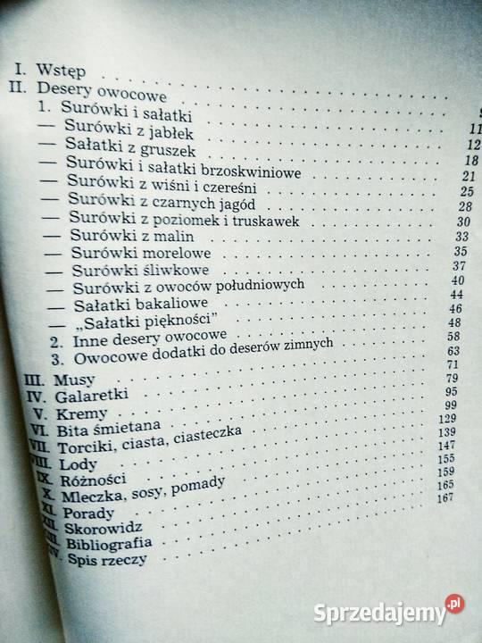 Desery zimne zdrowe przepisy kulinarne