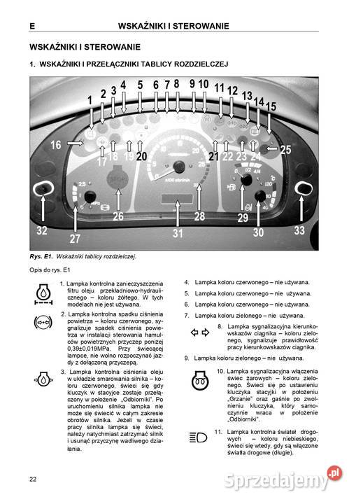 Instrukcja obsługi Ursus 6024 7524 Stalowa Wola