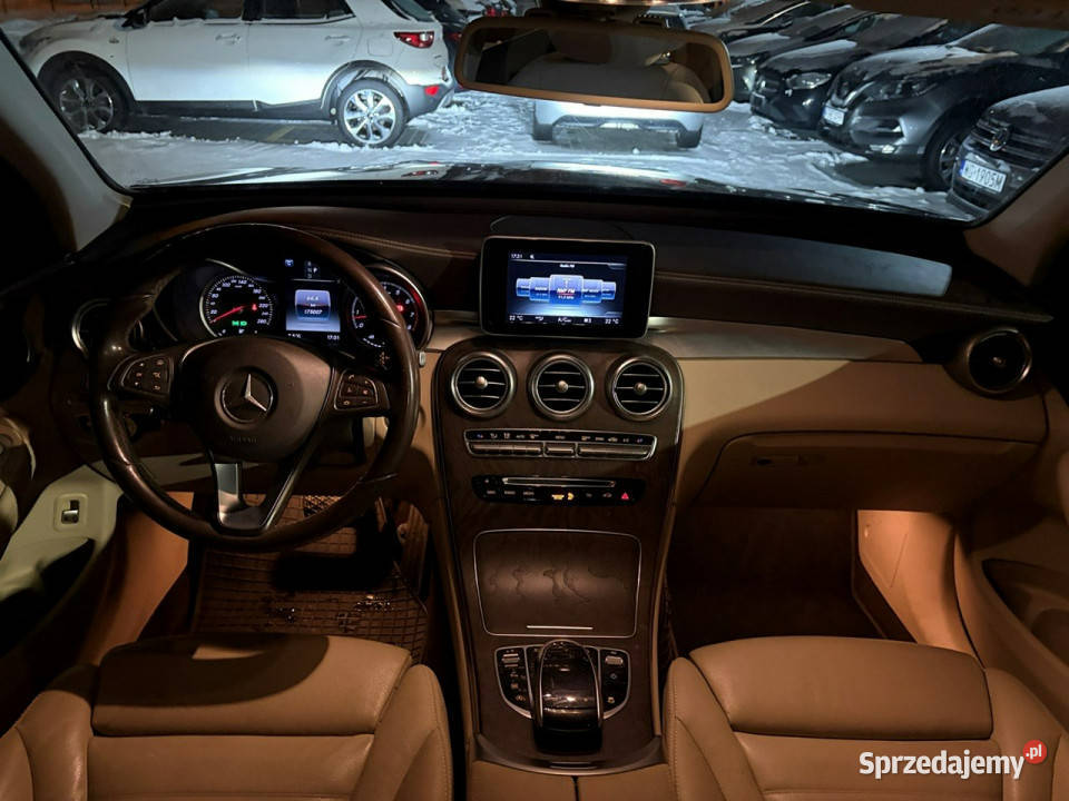 Mercedes GLC 250 Europa Skóry Hak LEDy ILS światła do jazdy dziennej Lipówki