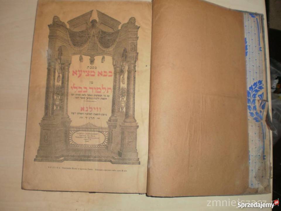 Talmud Babilonski wydanie 1893 r Antykwariat mazowieckie Warszawa