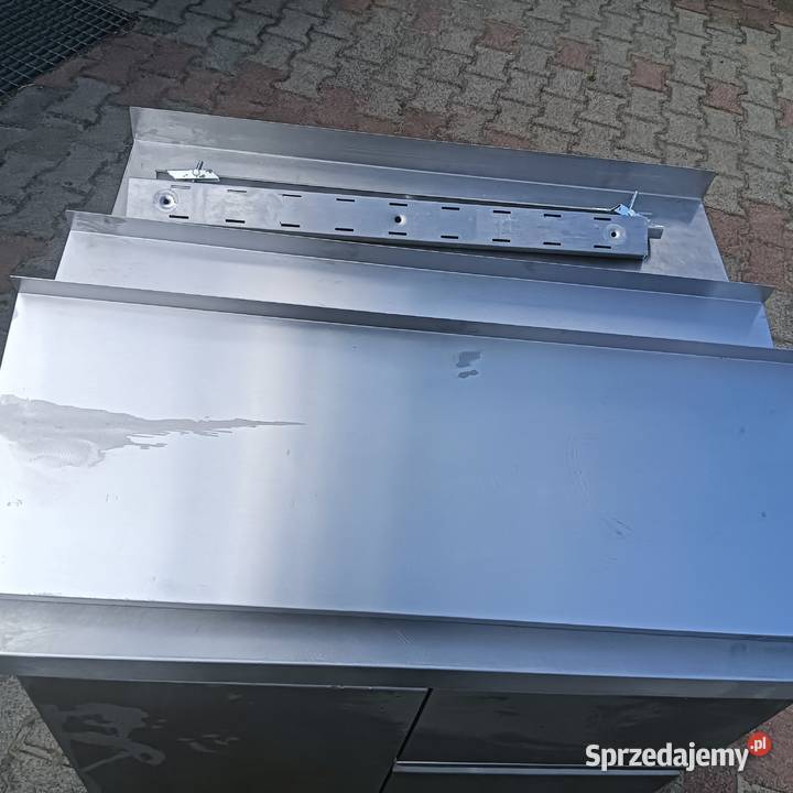 Półka gastronomiczna wiszaca 80x30 podwójna Słupia Kapitulna