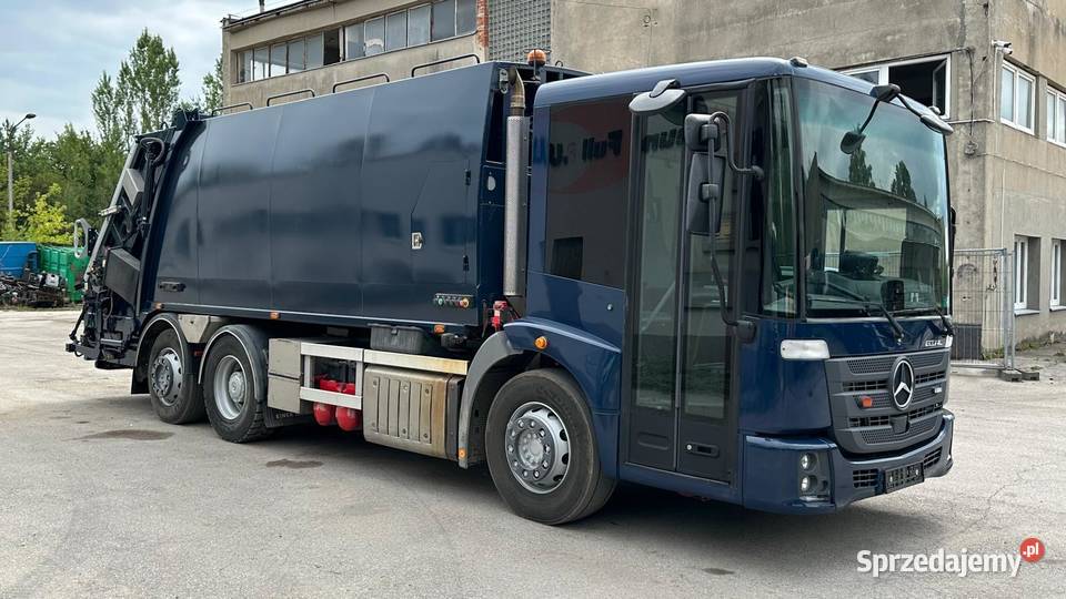 Mercedes Econic 2630 śmieciarka NTM 2KHL dwie 300KM