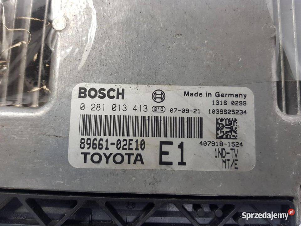 KOMPUTER TOYOTA AURIS 0281013413 kujawsko-pomorskie Lipno sprzedam