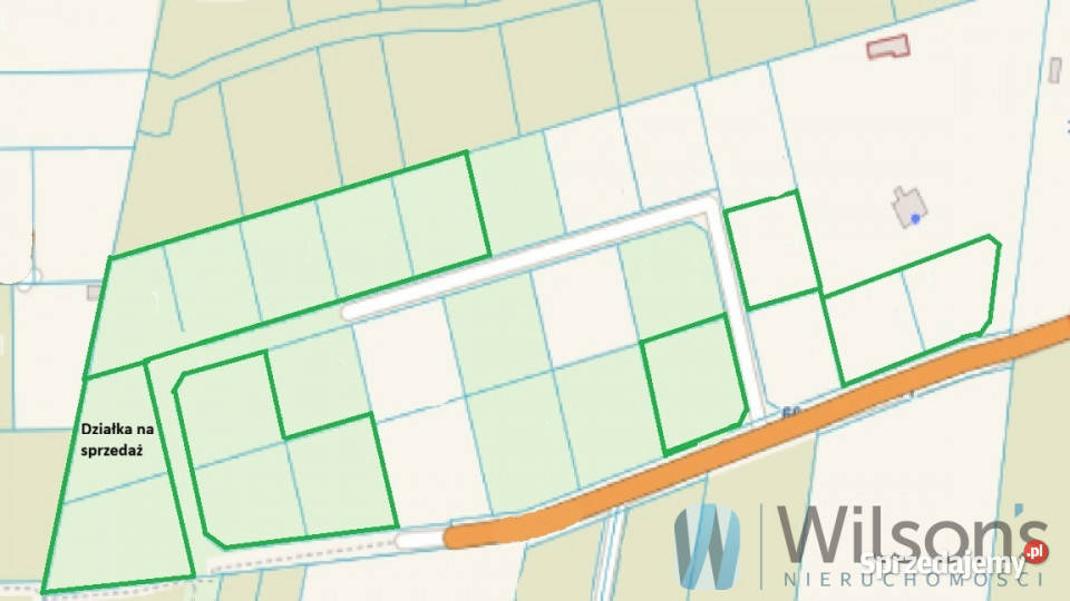 sprzedaży działki Korzeniówka 1250m2 mazowieckie