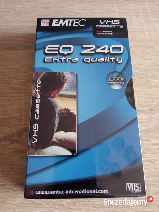 EMTEC EQ 240 nowa kaseta VHS