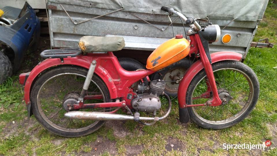 Motorower Komar 1974r nie Romet Motorynka WSK 49cm3 Tuliszków