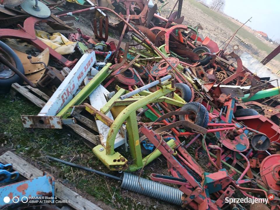 Części do przewracarki zgrabiarki claas deutz Kiwity