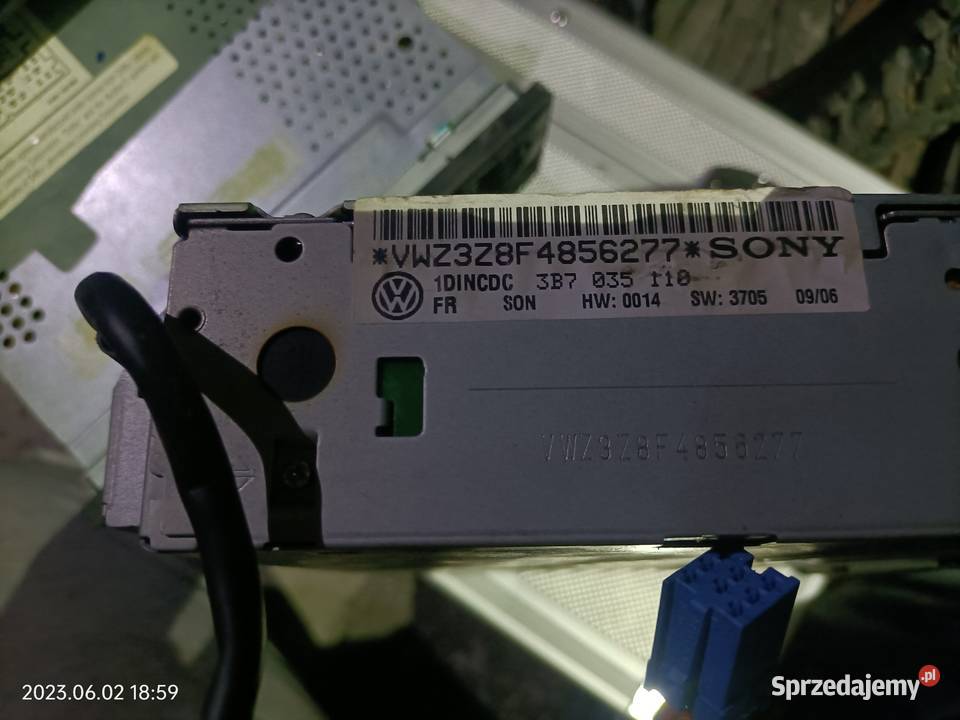 Radia samochodowe BMW reverse VW zmieniarka vw Czerńczyce