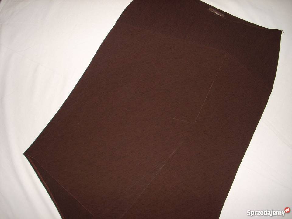 Elegancka Spódnica z Fałdem j nowa44 XXL brązowy/beżowy małopolskie Nowy Sącz