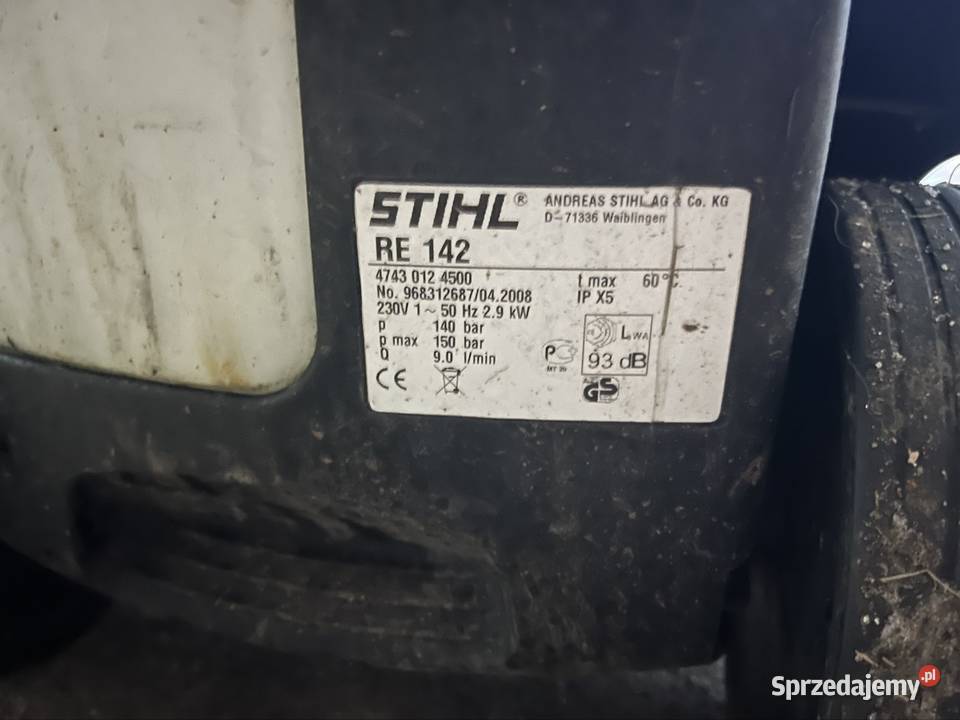 Myjka ciśnieniowa stihl RE142 karcher Zebrzydowa