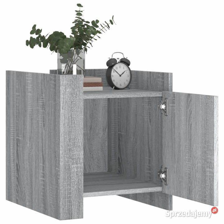 Szafka nocna szary dąb sonoma 45x50x50 WM848302