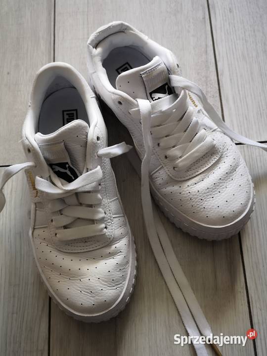 białe sneakersy skórzane puma skóra Warszawa sprzedam