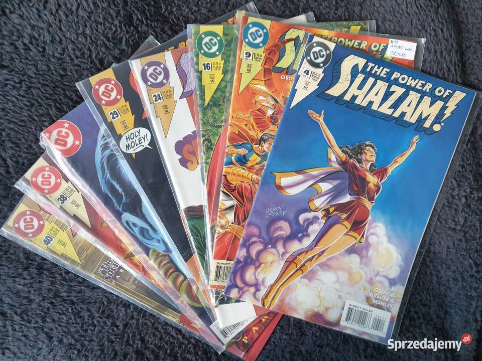 The Power Of Shazam zestaw 8 komiksów DC USA Superbohaterowie