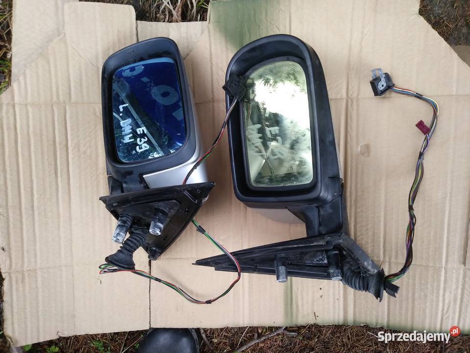 BMW E39 lusterko srebrne elektryczne Lusterka zewnętrzne Dębno
