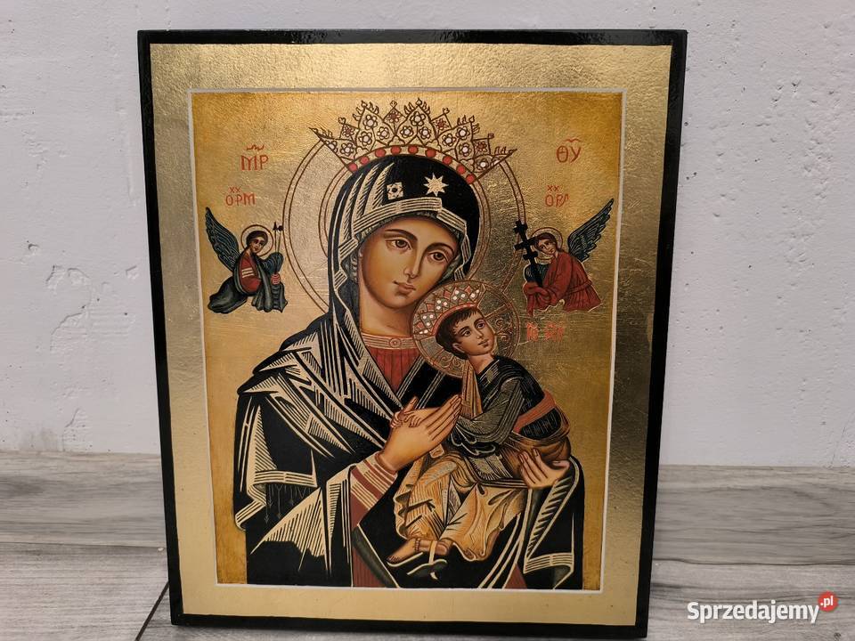 Piękna ikona nieustającej pomocy Malarstwo łódzkie Łódź