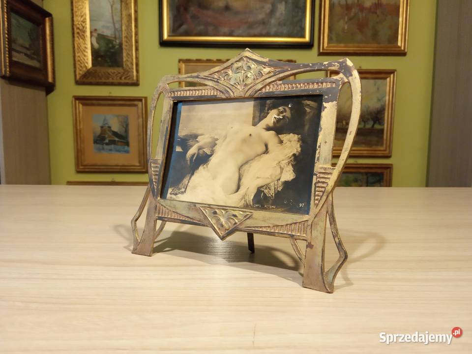 Secesja piękna ramka na fotografie 10 Kraków