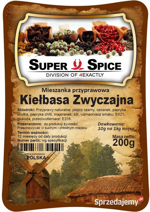 Mieszanka Przyprawowa SuperSpice Kiełbasa Białystok