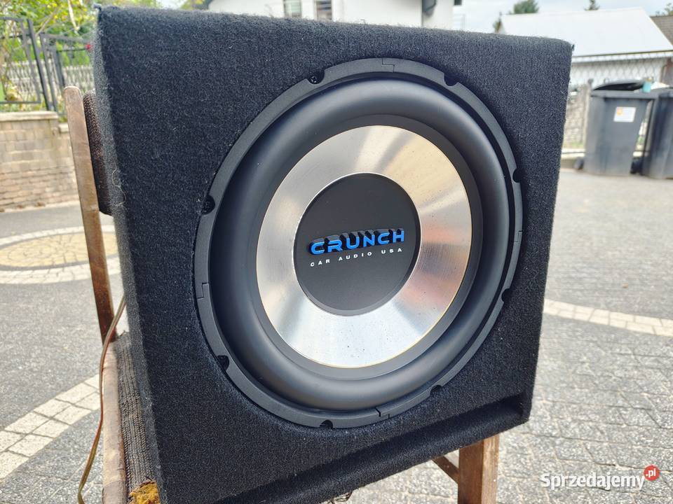 Skrzynia tuba subwoofer basowa bassowa Crunch skrzynie basowe i tuby Elektronika Niegowonice sprzedam