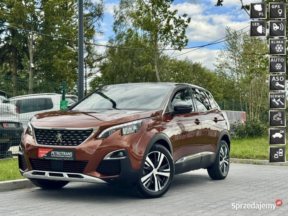 Peugeot 3008 12 131 FULL LED GTLINE Nawigacja immobilizer Mrągowo
