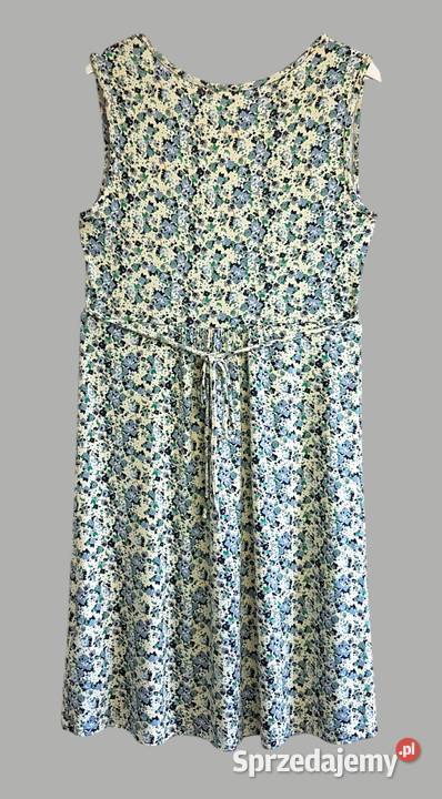 Damska sukienka letnia kwiatowa na ramiączkach Spódnice i sukienki Chrzanów