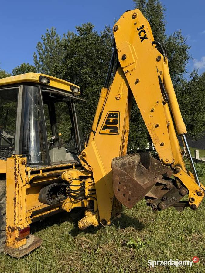 JCB 3CX 4x4 Teleskop Szybkozłącze Krokodyl Widły Sanok