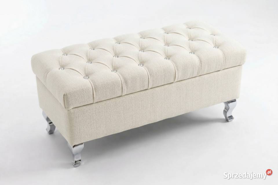 Pufa ze schowkiem 90x40 pikowana otwierana 40cm sprzedam