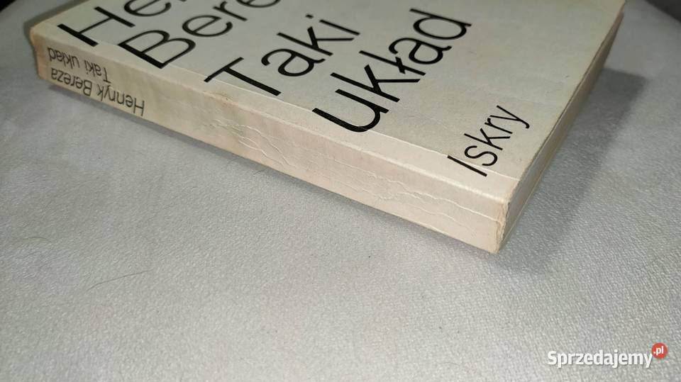 Taki układ Henryk Bereza książka miękka z obwolutą