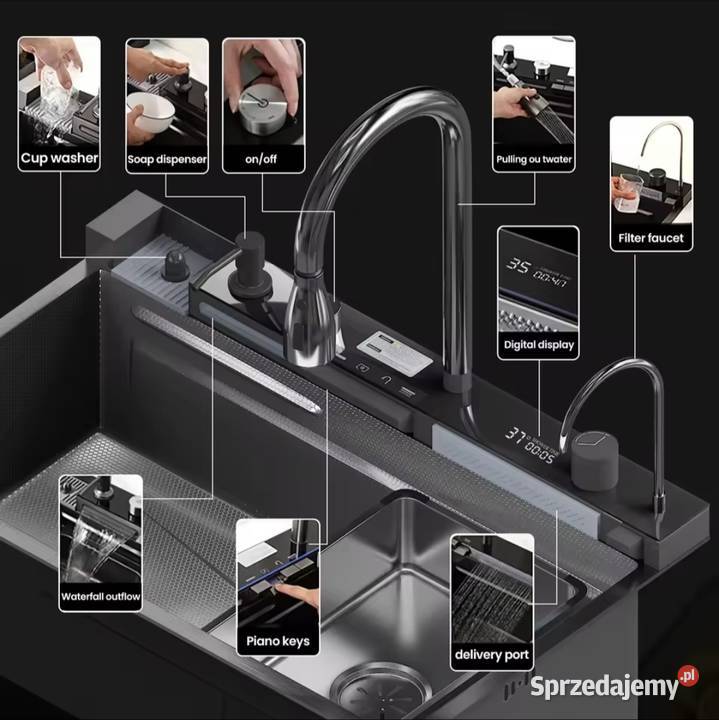 Zlewozmywak zintegrowany 8 in1 Szprotawa