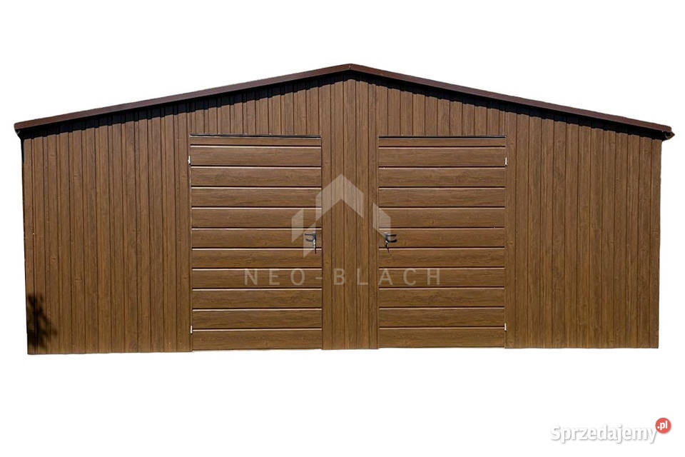 Schowek Domek Ogrodowy 6x4m 2x drzwi Ciemny