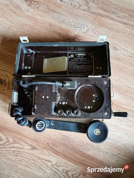 Telefon na korbke z lat 50 tych PRL u Kraków sprzedam