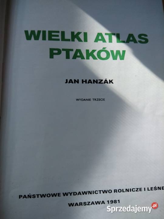 Atlas ptaków prezenty gwiazdka książki używane Warszawa