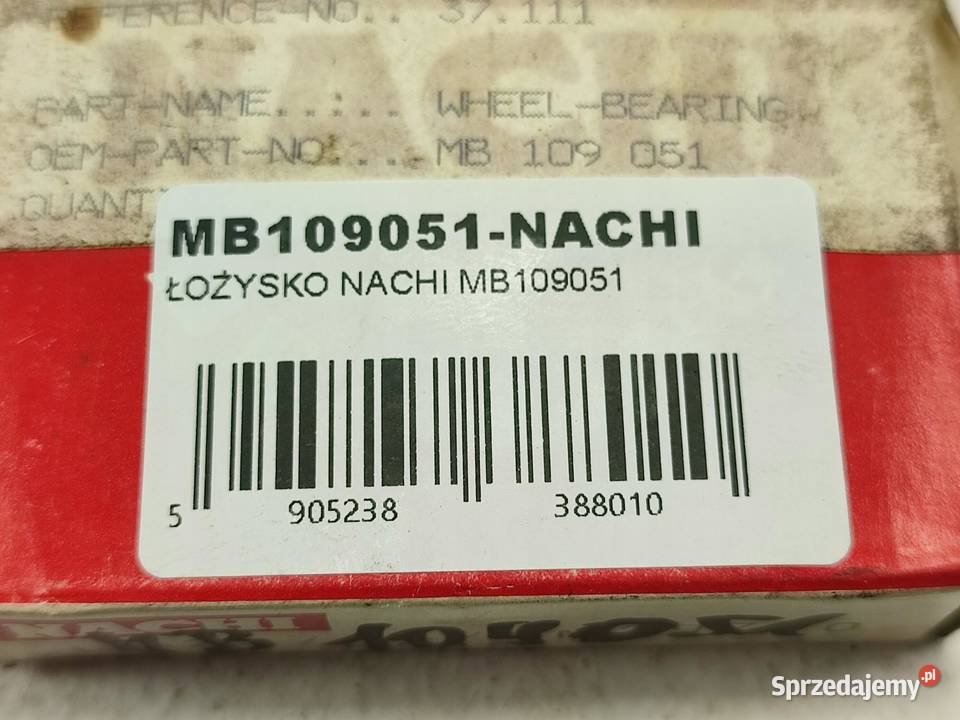 ŁOŻYSKO PIASTY KOŁA MITSUBISHI LANCER F 19831984 Piasty i łożyska kół