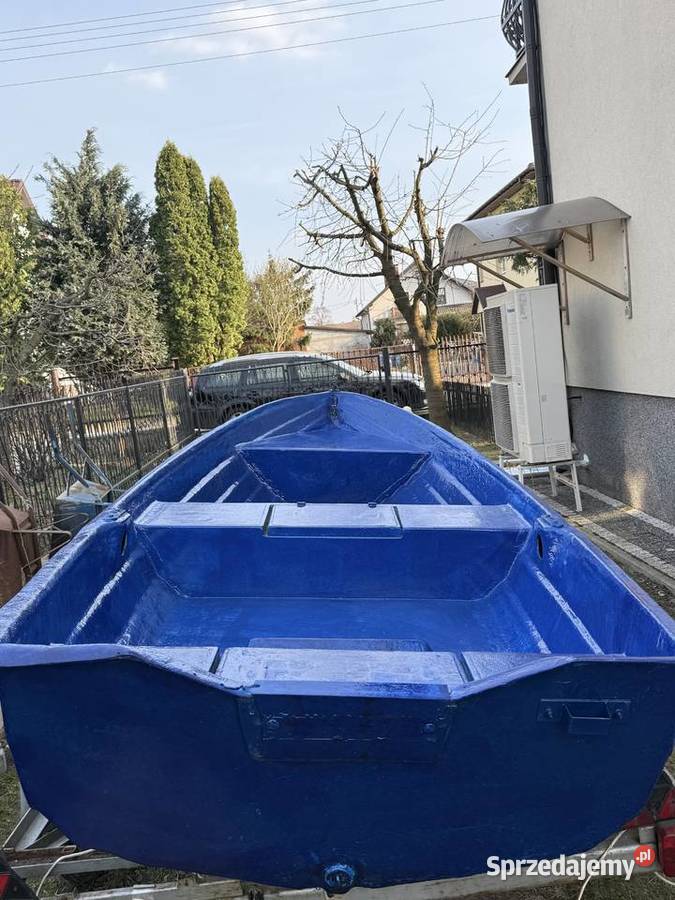 ŁÓDŹ WĘDKARSKA REKREACYJNA SILNIK PRZYCZEPA Łodzie i motorówki sprzedam