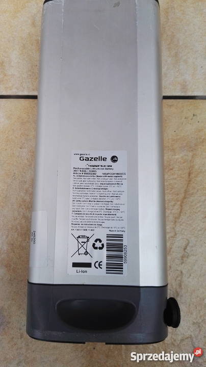 Bateria akumulator Gazelle Silver 36V 324Wh Ścinawa Polska
